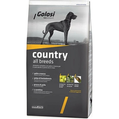 Golosi Country All Breeds kuracie a morčacie s ryžou 12 kg