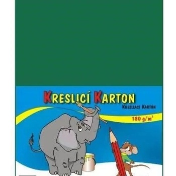 Stepa Kresliaci kartón A3 50ks 180g tmavo zelený