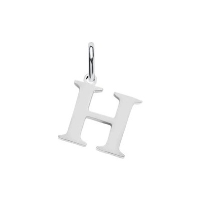 Šperky4U Ocelový přívěšek písmeno iniciála OPP1918 H