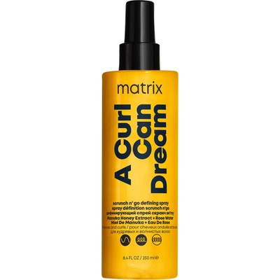 Matrix Total Results A Curl Can Dream Scrunch N' Go Defining Spray For Waves and Curls 250 ml