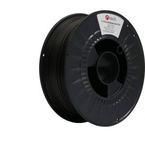 C-Tech 3DF-P-PETG1.75-CRB 3D филамент, PREMIUM LINE, PETG, 1, 75mm, 1000g, Карбоново черен (Carbon) (3DF-P-PETG1.75-CRB)