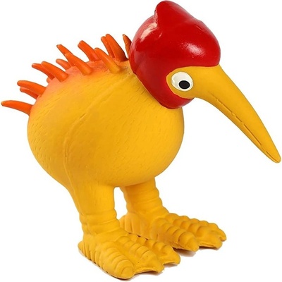 Kiwi Walker Latexová hračka pískací Racer, Velikost 10,5 cm Červená helma
