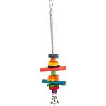 Ferplast Parrot Toy - Дървена играчка за папагали, ø 3, 8 / 31 см
