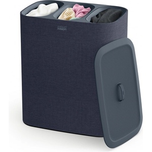 Joseph Joseph Кош за пране Joseph Joseph 50025, 71х59.1х39.5 см, 90 л, Три разделения, Дръжки за носене и изпразване, Черен (50025)