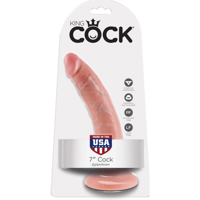 Pipedream King Cock 7″ Cock, realistické s prísavkou