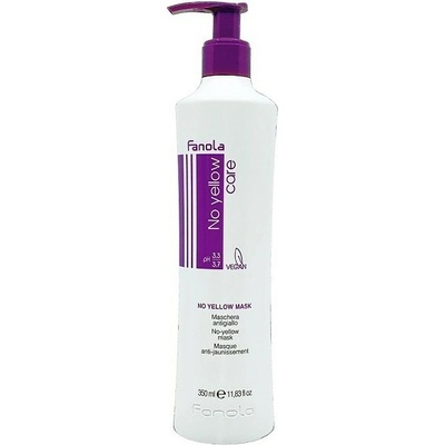 Fanola No Yellow Mask maska pre odfarbené, blond, melírované alebo šedivé vlasy 350 ml