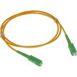 Conneu Оптични пач корди SC/APC - SC/APC сингъл мод, дуплекс, 2м (CNFJ-SCASCAOS2DYE3mm-2)