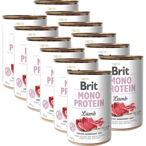 Brit Консерва Brit Mono Protein Агне, 12 x 400 г