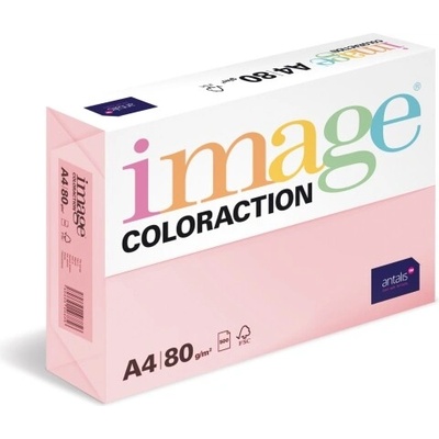 Image Coloraction A4 80 g Tropic světle růžová 100 archů