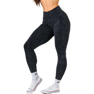 Nebbia NEBBIA x OLYMPIA Washed High Waisted Leggings GYM WARRIOR 776 black