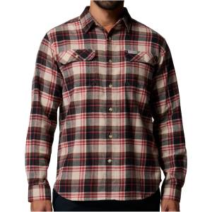 Columbia Мъжка риза с копчета Columbia Flare Gun Stretch Flannel Shirt - Ancient Fossil / Dispersed Plaid (033-3345-0113)