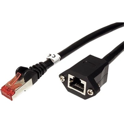 Goobay 21.92.0252 FTP, patch, prodlužovací kat. 6, RJ45 M-F, 2m, černý