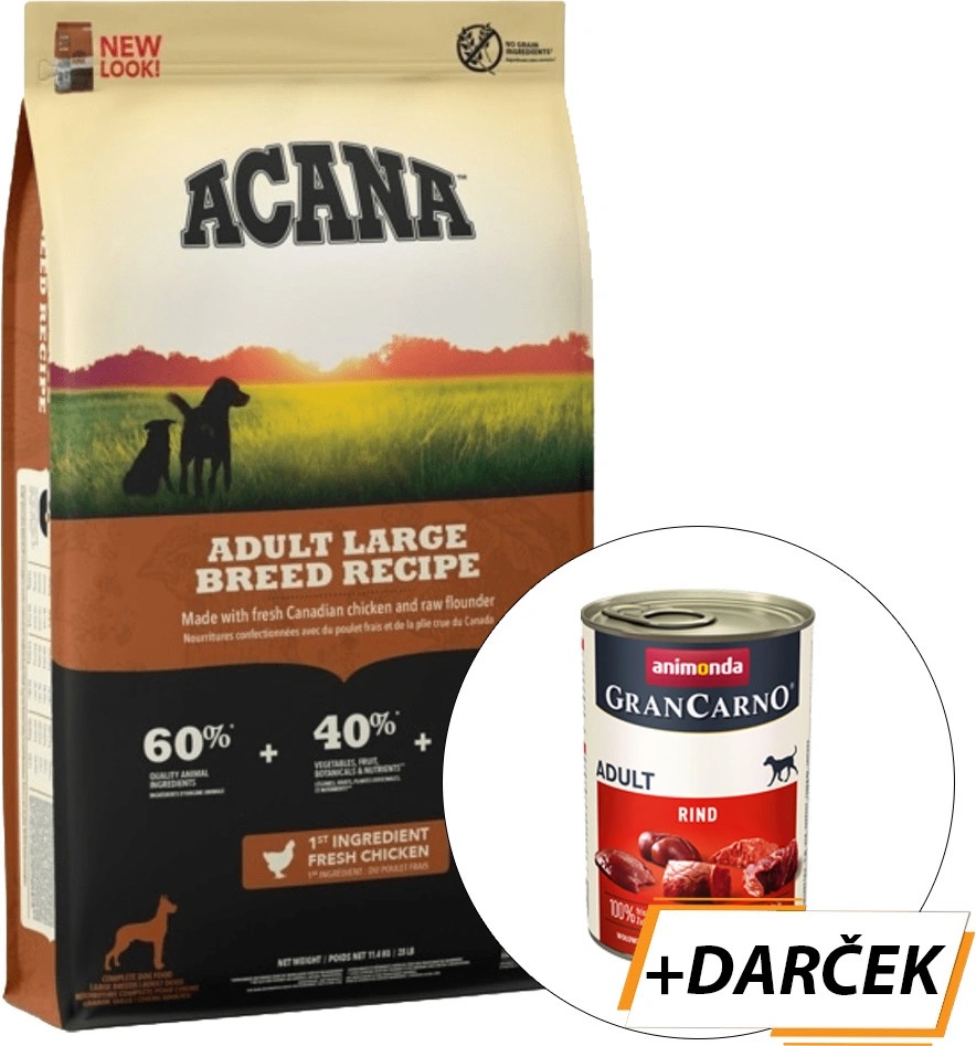 acana adult large breed recipe 17 kg - Heureka.sk