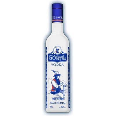 Goral Vodka Tradičná 40% 0,7 l (čistá fľaša)