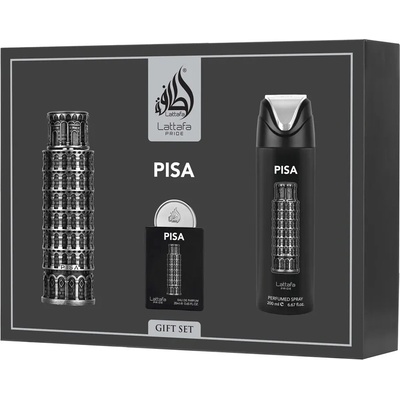 Lattafa Pisa EDP 100 ml + Lattafa Pisa EDP 20 ml + deodorant s parfumáciou 200 ml