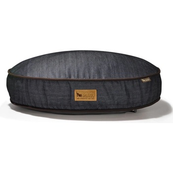 P. L. A. Y Тъмносиньо легло за куче ø 105 cm Round Bed Denim Medieval Blue / Dark Chocolate L - P. L. A. Y (PY-0004BLF)