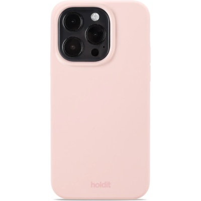 Holdit Калъф Holdit - Silicone, iPhone 14 Pro, Blush Pink (7330985155154)