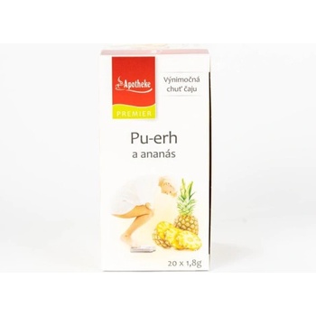 Apotheke čaj pu erh a ananas 20 x 1,8 g