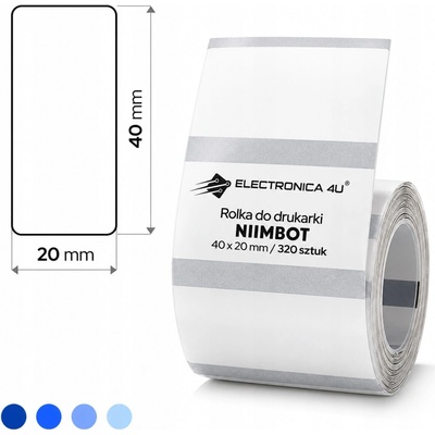 Samolepicí štítky, termální samolepky pro Niimbot B21 B1 B3S B31 40x20