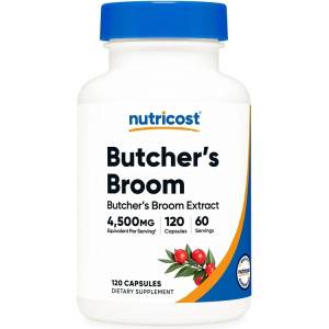 Nutricost Butcher's Broom, 150 mg, 120 капсули, Nutricost (57624 (773101) NC)