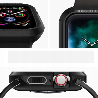 Spigen Rugged Armor ochranný kryt pro Apple Watch 4 40mm černý 061CS24480 – Sleviste.cz