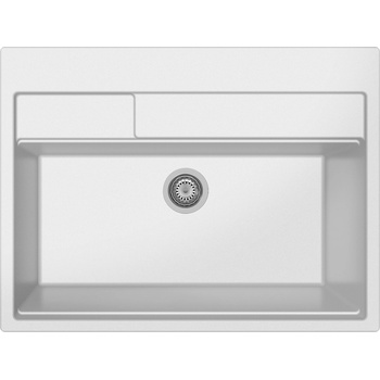 Plados Plados КУХНЕНСКА МИВКА contempo 90-10 23a 650 БЯЛА (ct9010/23a/r1)