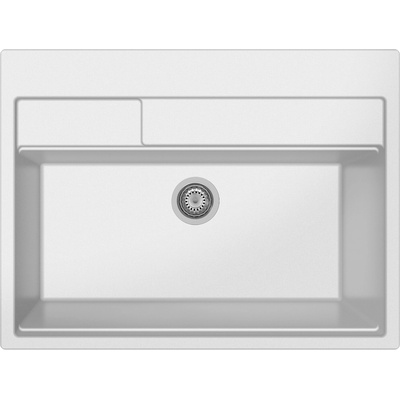 Plados Plados КУХНЕНСКА МИВКА contempo 90-10 23a 650 БЯЛА (ct9010/23a/r1)