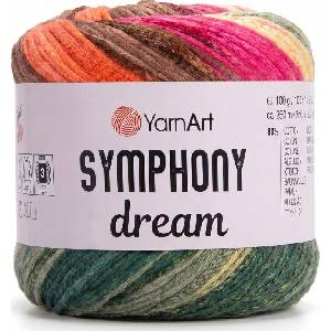 YARNART Symphony Dream 3116 Плетива прежда (Symphony Dream 3116)