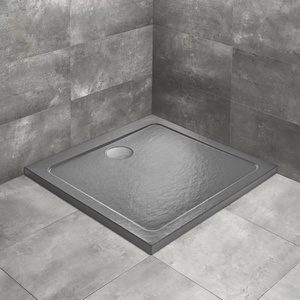 Radaway Душово корито Radaway Doros C Stone квадратно 100x100 см, антрацит, акрил (SDRC1010-01-64S)