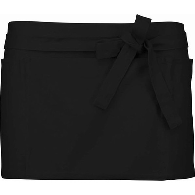 Kariban Zástěra Barman Bistro Style K886 1TE-K886-Black-uni Černá