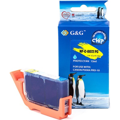 Compatible Глава за CANON PIXMA PRO-10 (PRO10) - Photo Cyan - ink cartridge - PGI-72PC (PGI72PC) - 6407B001 - P№ NP-C-0072PC/C(PG) - G&G (Compatible-NP-C-0072PC)