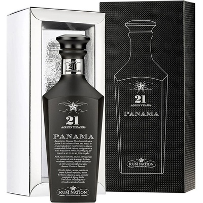 Nation rum Panama Black 21y 43% 0,7 l (karton)