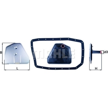 Hydraulický filter automatickej prevodovky MAHLE ORIGINAL HX 162D (HX162D)