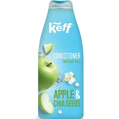 Keff Kondicionér pre normálne vlasy Jablká a Chia semienka 500 ml