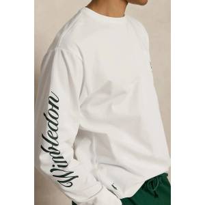 Ralph Lauren блуза с дълги ръкави мъжка от памук Wimbledon (710B16045)