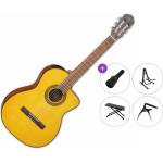 Takamine GC1CE Premium SET 4/4 Natural Класическа китара с предусилвател