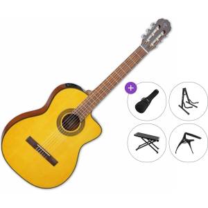 Takamine GC1CE Premium SET 4/4 Natural Класическа китара с предусилвател