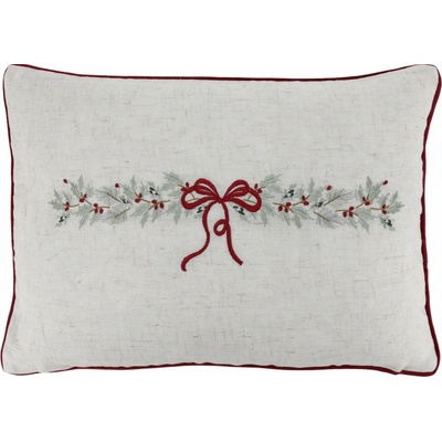Chic Antique Vyšívaný obal na vankúš Bow/Garland 3x50