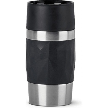 Tefal Термочаша, Tefal N2160110, COMPACT MUG 0.3L BLACK (N2160110)