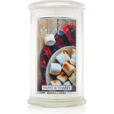 Kringle Candle Warm & Toasty ароматна свещ 624 гр