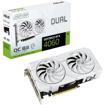 ASUS GeForce RTX 4060 Dual Evo White OC 8GB GDDR6 (DUAL-RTX4060-O8G-EVO-WHITE)