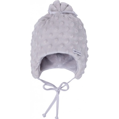 ESITO Dětská zimní čepice Minky Teddy stříbrná – Sleviste.cz