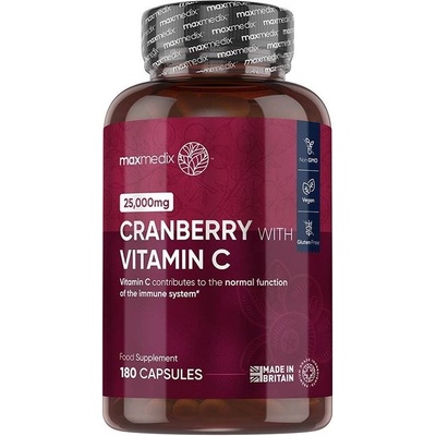 WeightWorld Cranberry with Vitamin C, 180 капсули, Weight World (126394 WW)