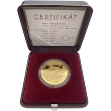 Česká mincovna zlatá minca medaila Päťdukát ČR 2006 Proof 1/2 oz