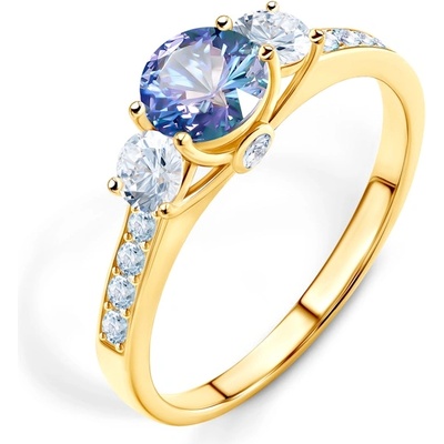 SAVICKI Годежен пръстен Dream: злато, танзанит