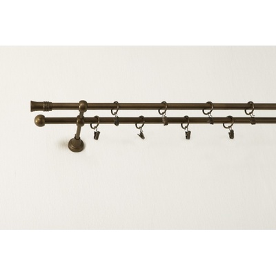 Garol Garnýž kovová antik Cilinder new attractive dvouřadá 120 cm