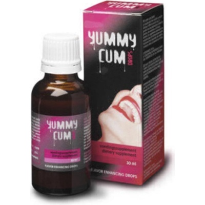 Kapky Yummy Cum pro muže 30ml