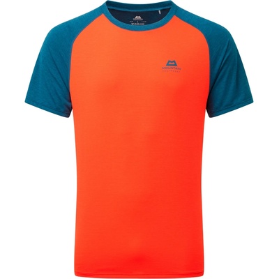 Mountain Equipment Мъжка спортна тениска Mountain equipment Nava Crew Sport shirt - Cardinal Orange / Majolica - размер XL (216-3828-0214)