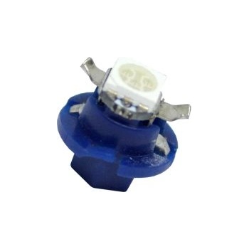 Диодна крушка тип B8.4D 12V / 2W с 1smd 5050 - синя
