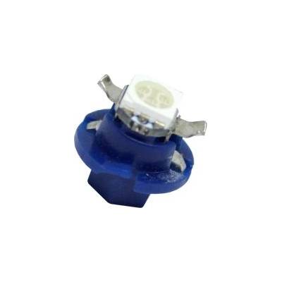 Диодна крушка тип B8.4D 12V / 2W с 1smd 5050 - синя
